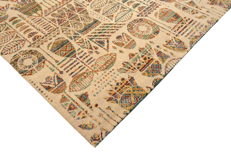 Designer Teppich - 366 x 271 cm - dunkelbeige