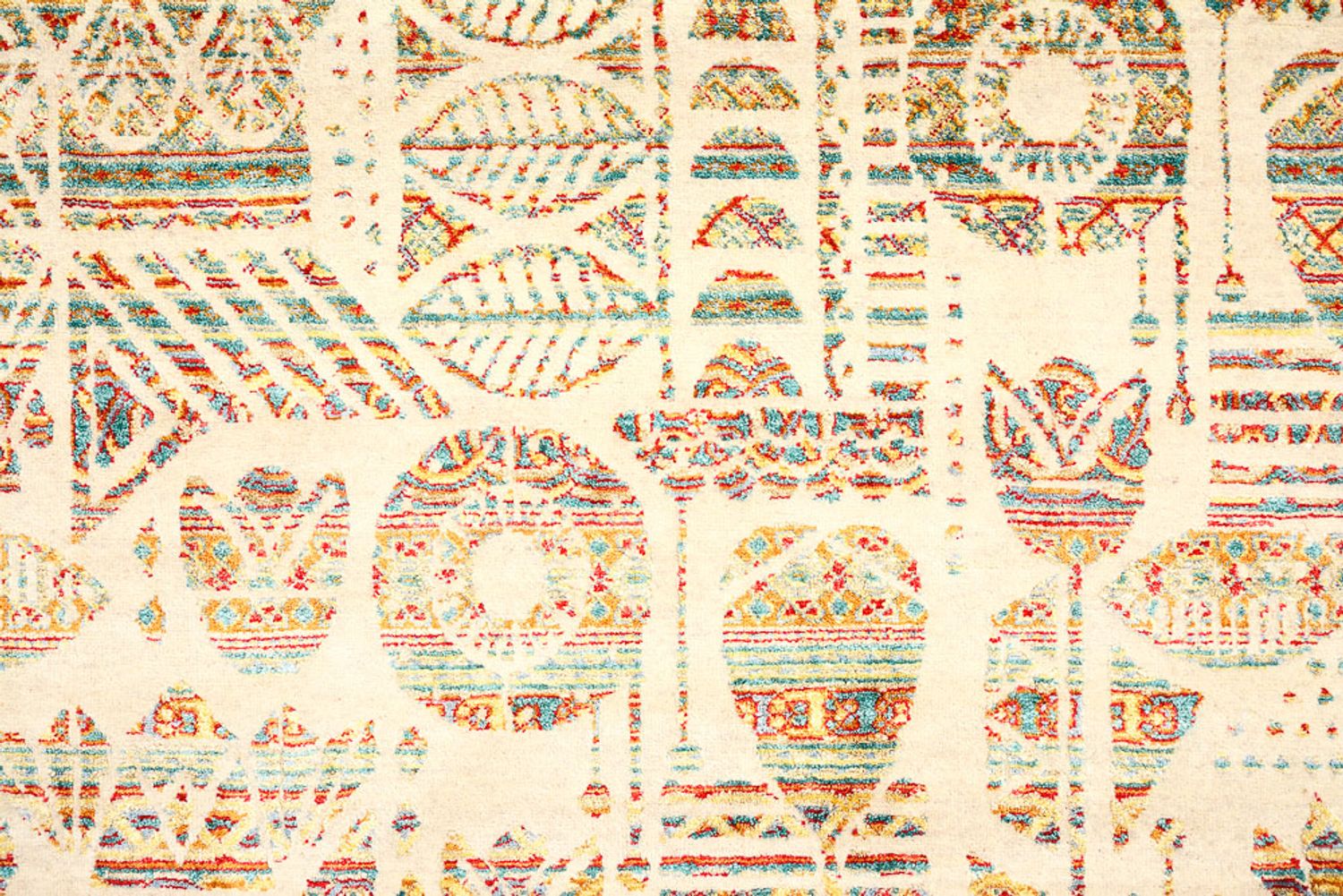 Designer Teppich - 366 x 271 cm - dunkelbeige