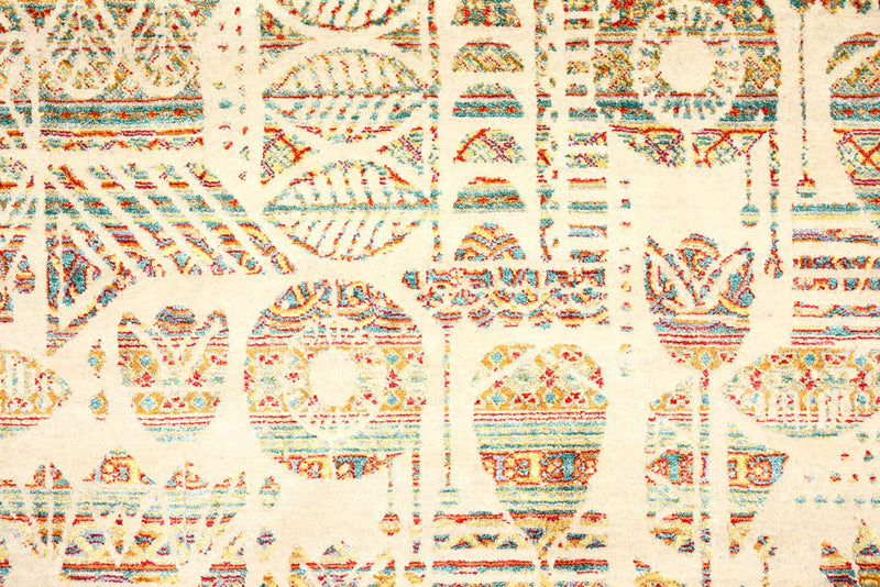 Designer Teppich - 366 x 271 cm - dunkelbeige