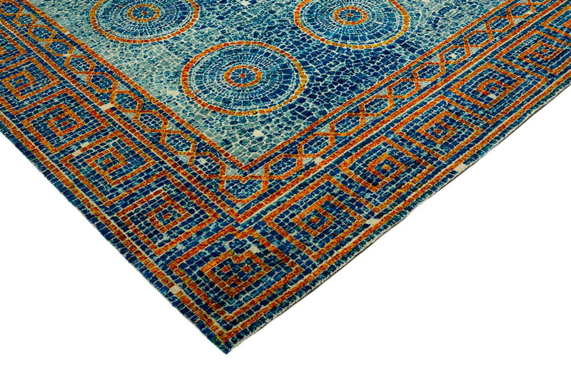 Tapis design - 309 x 245 cm - bleu
