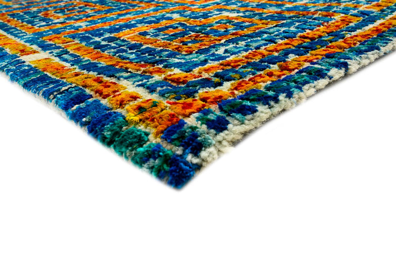Tapis design - 309 x 245 cm - bleu