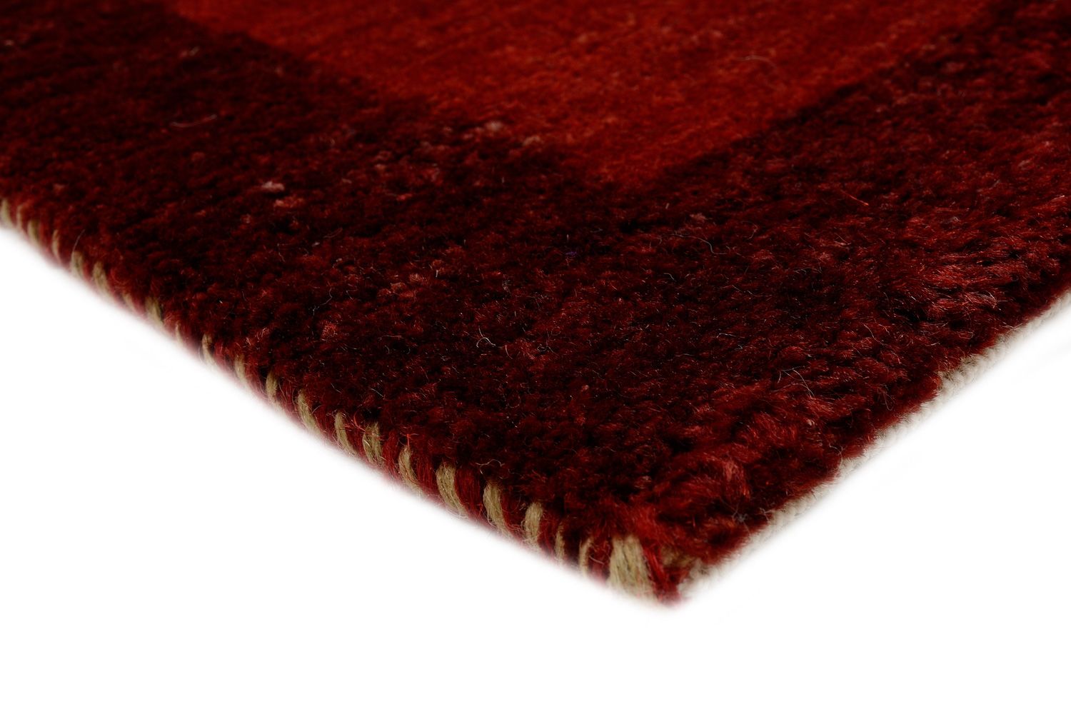 Tapis Gabbeh - Loribaft Persan - 88 x 62 cm - rouge