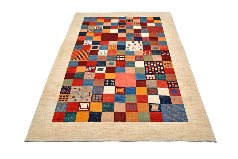 Tapis Gabbeh - Loribaft Persan - 327 x 224 cm - multicolore