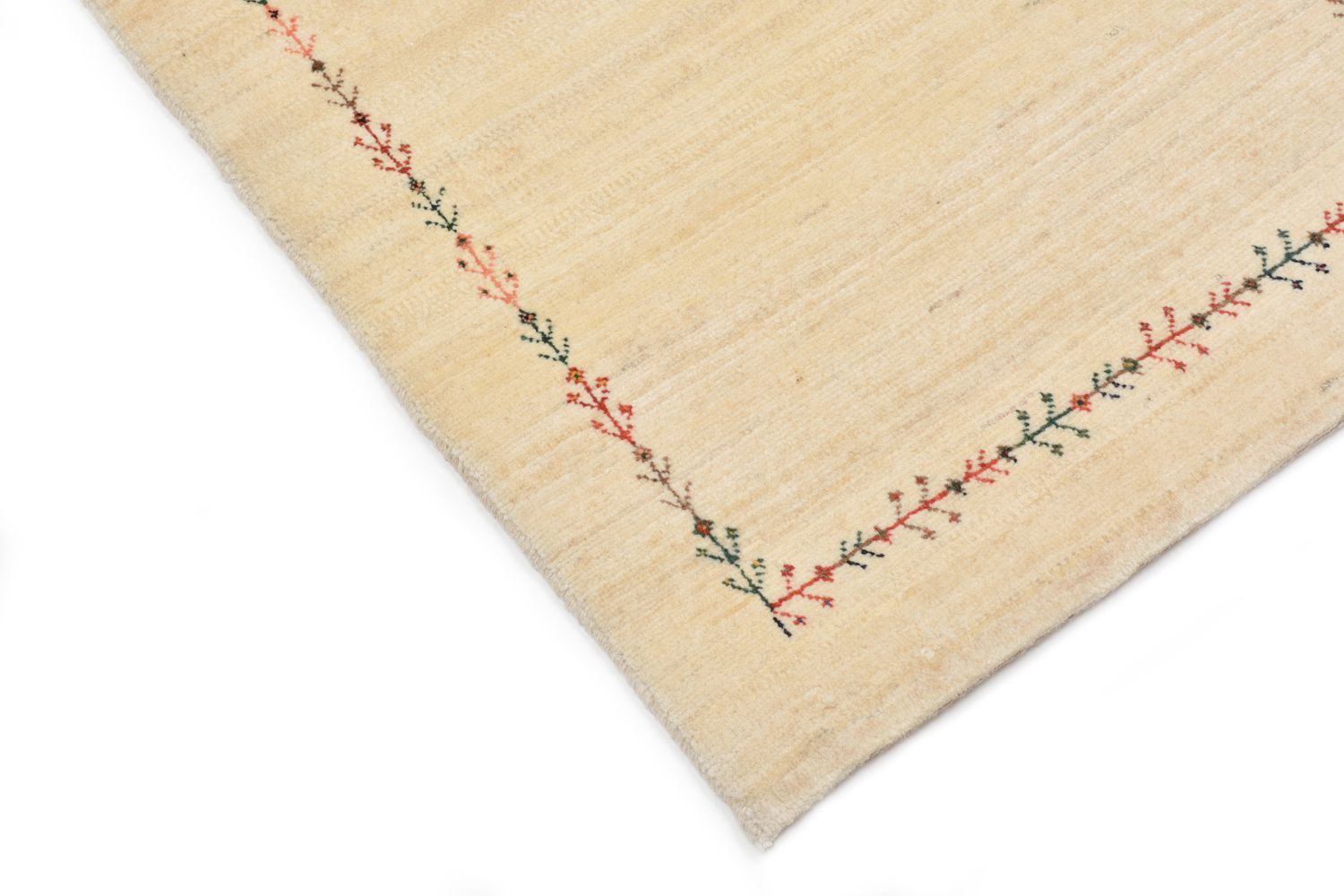 Tapis Gabbeh - Loribaft Persan - 93 x 64 cm - naturel