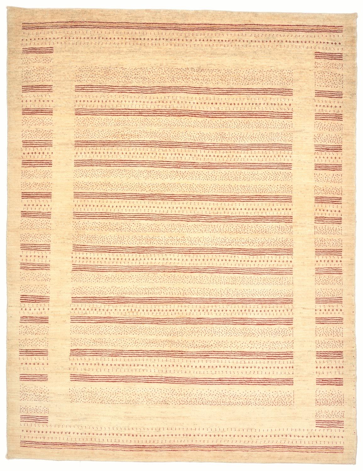 Tapis Gabbeh - Loribaft Persan - 202 x 153 cm - naturel