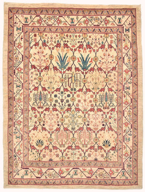 Tapis Gabbeh - Loribaft Persan - 236 x 175 cm - multicolore