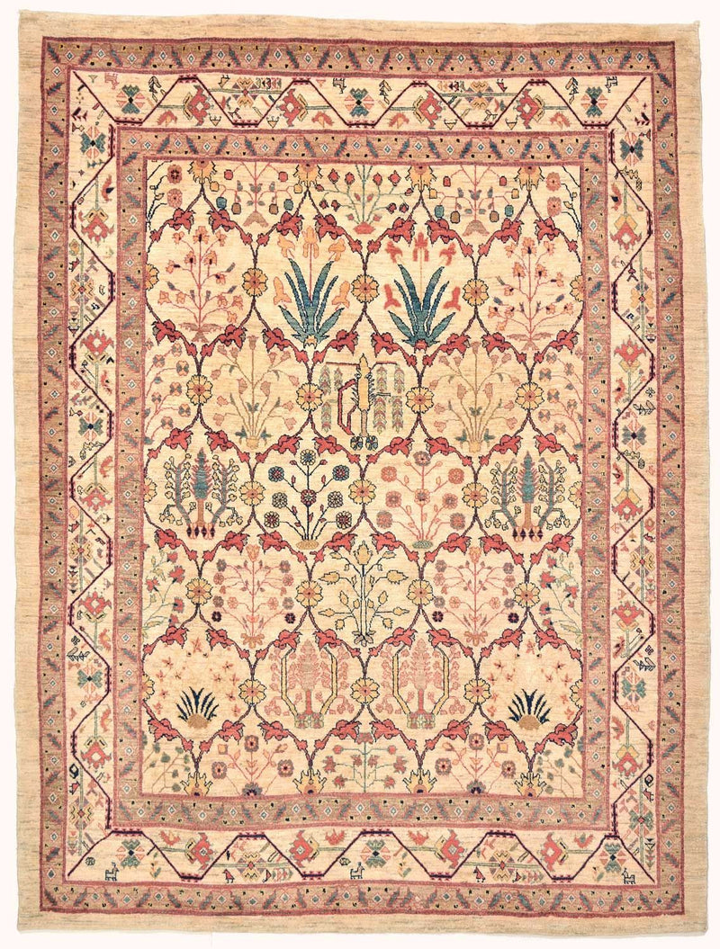 Tapis Gabbeh - Loribaft Persan - 236 x 175 cm - multicolore