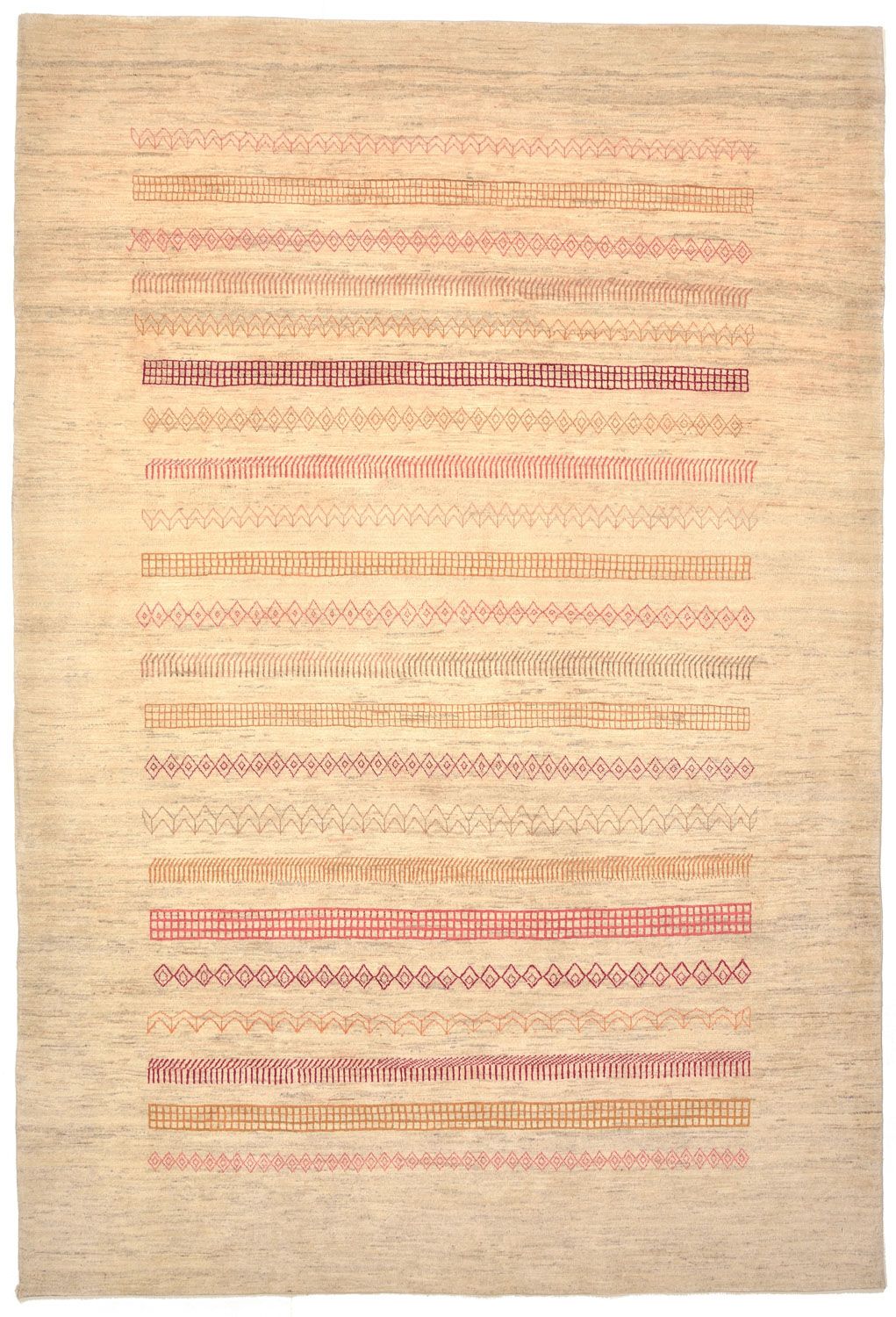 Tapis Gabbeh - Loribaft Persan - 301 x 205 cm - sable