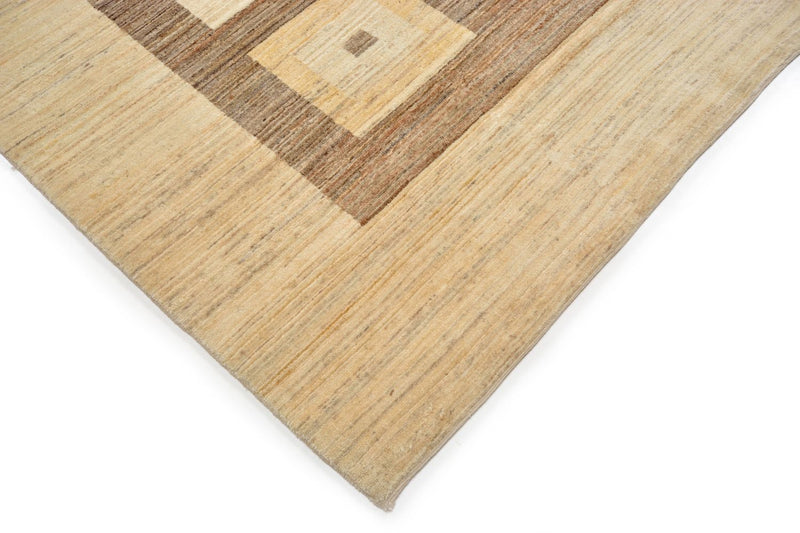 Gabbeh Teppich - Loribaft Perser 384 x 265 cm - hellbraun