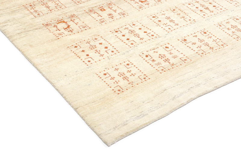 Gabbeh Teppich - Loribaft Perser 198 x 148 cm - natur