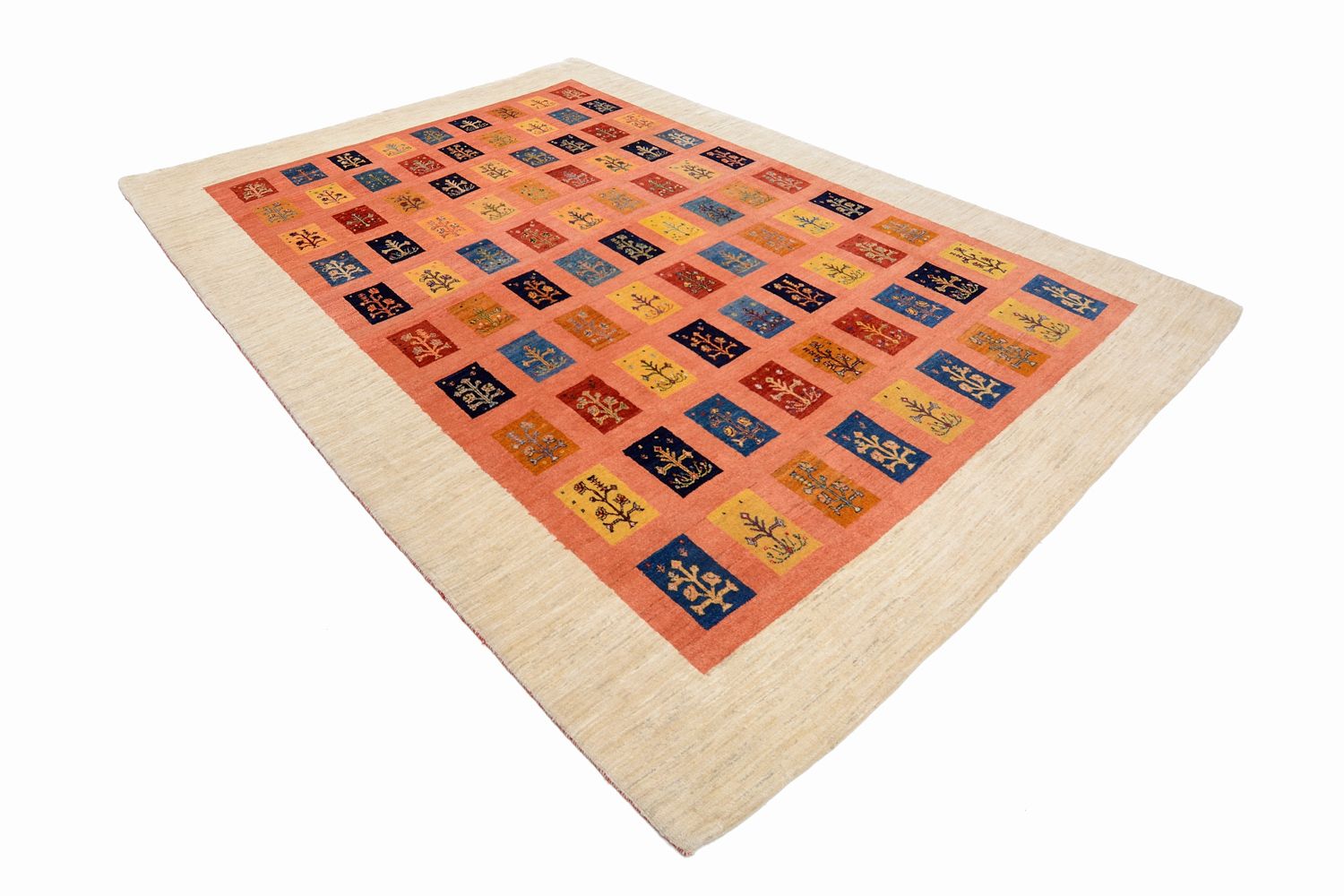 Tapis Gabbeh - Loribaft Persan - 355 x 249 cm - orange