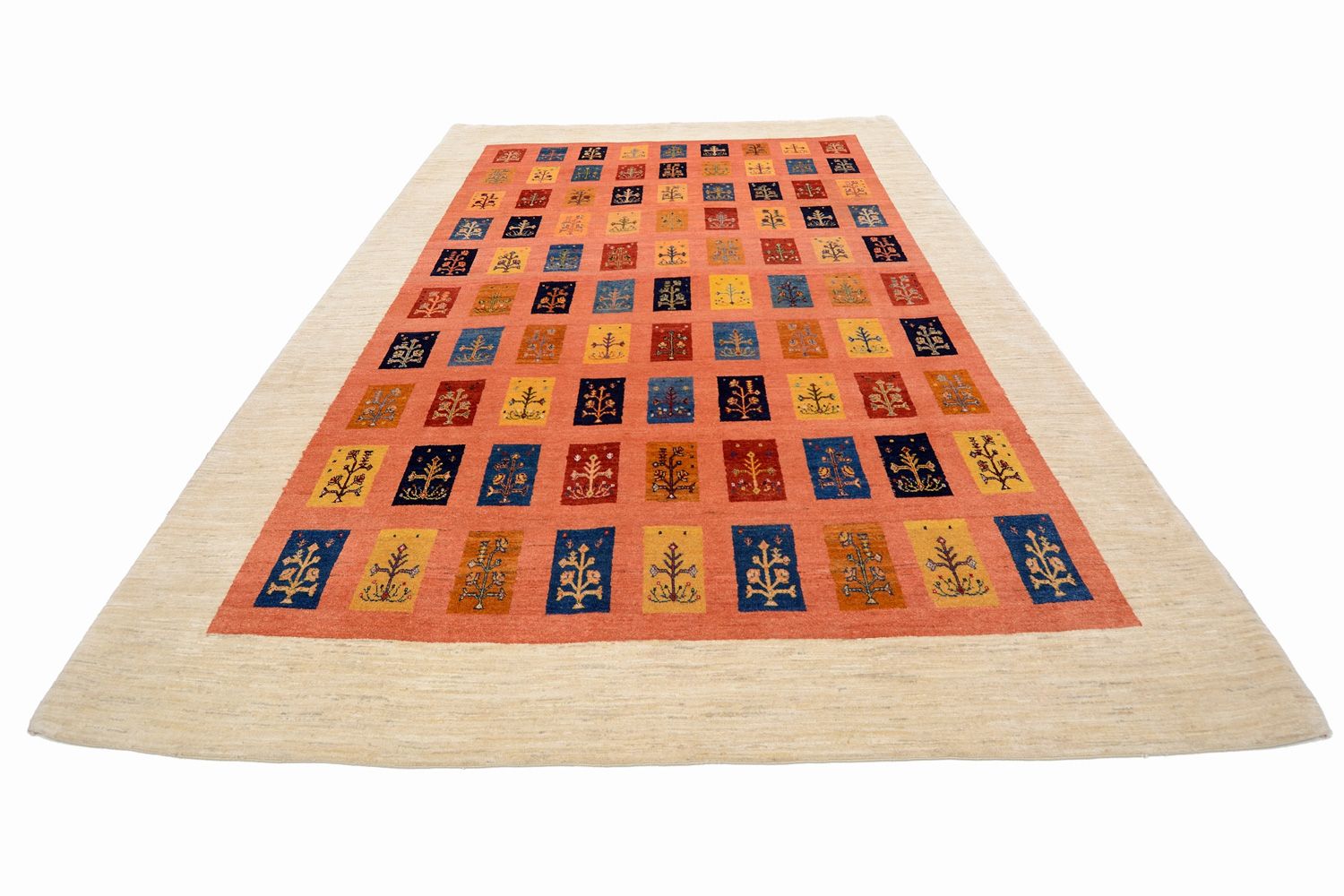 Tapis Gabbeh - Loribaft Persan - 355 x 249 cm - orange