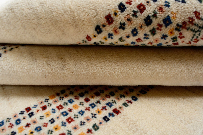 Tapis Gabbeh - Loribaft Persan - 180 x 120 cm - beige