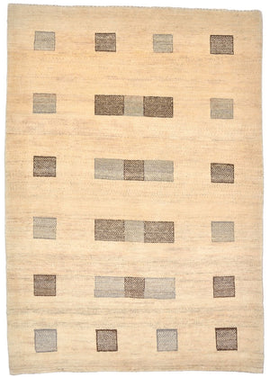 Tapis Gabbeh - Loribaft Persan - 179 x 125 cm - marron clair