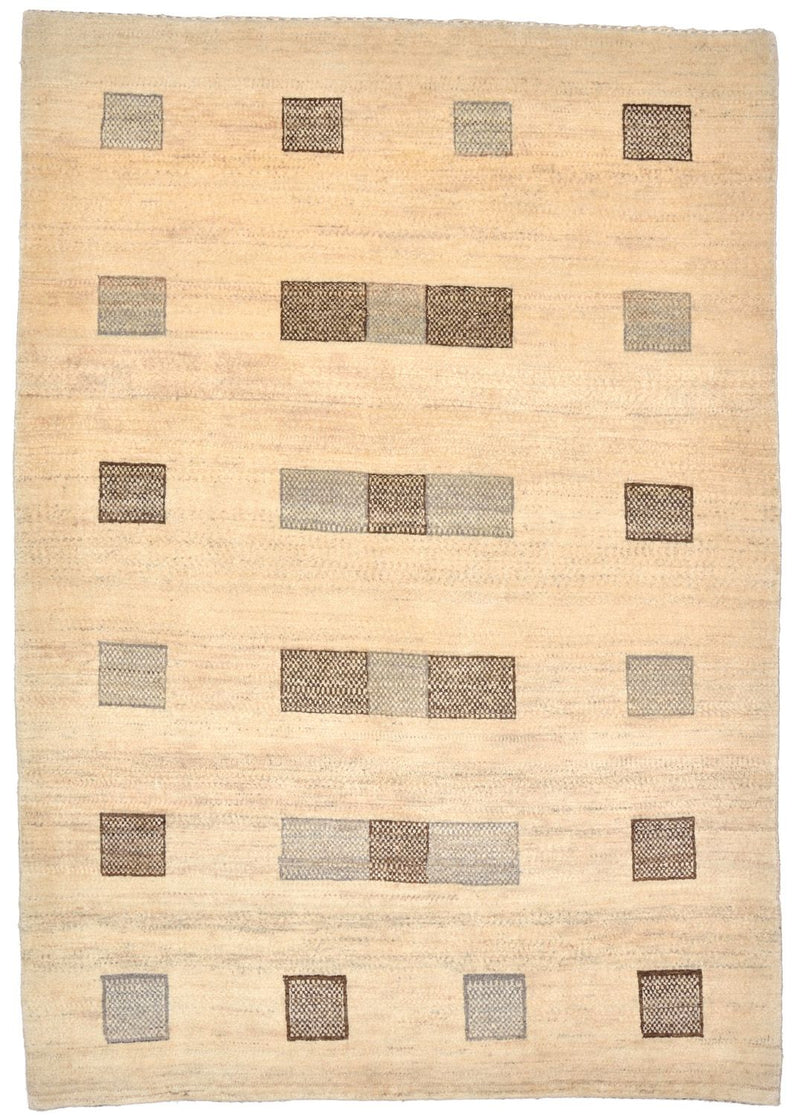 Tapis Gabbeh - Loribaft Persan - 179 x 125 cm - marron clair