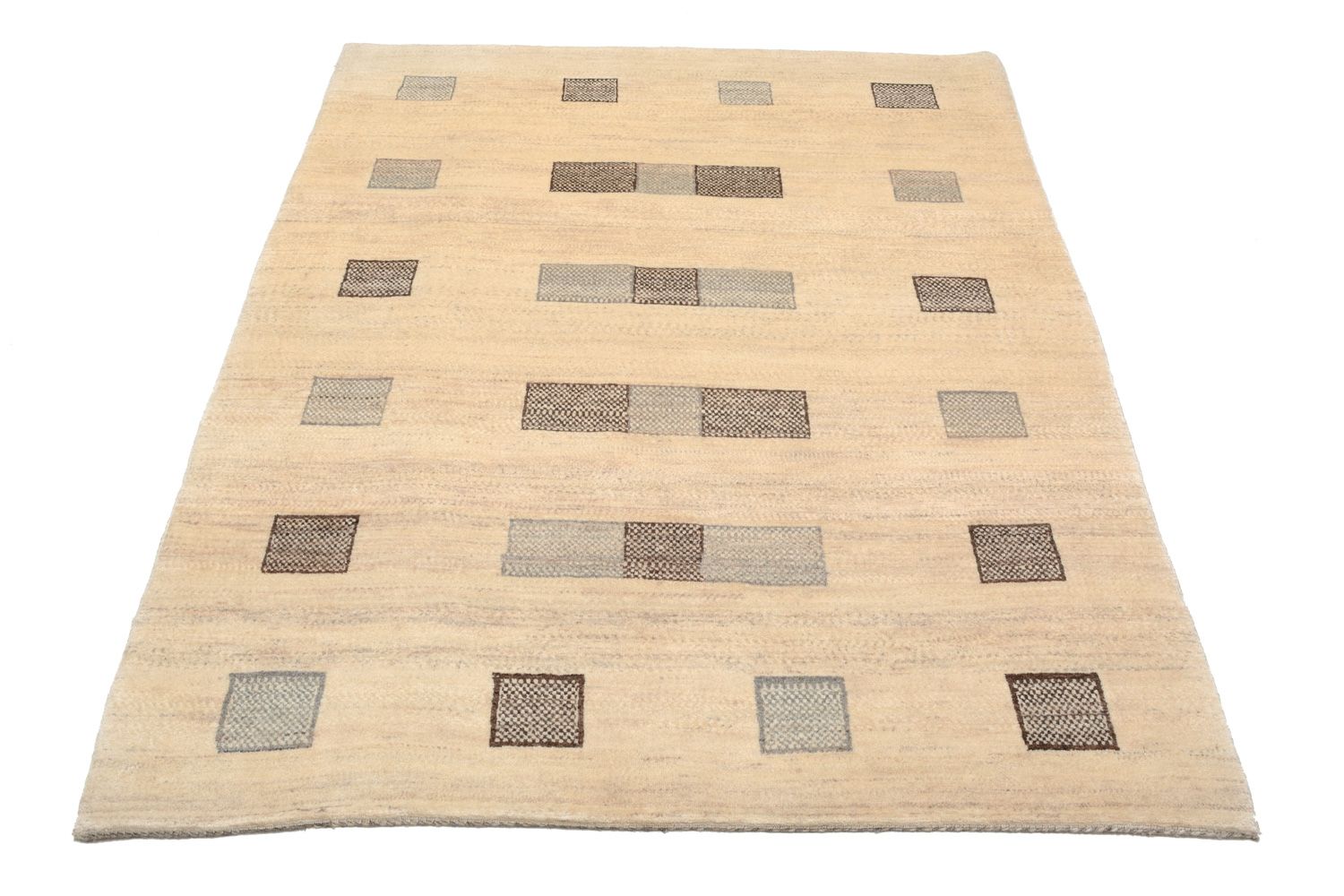Tapis Gabbeh - Loribaft Persan - 179 x 125 cm - marron clair