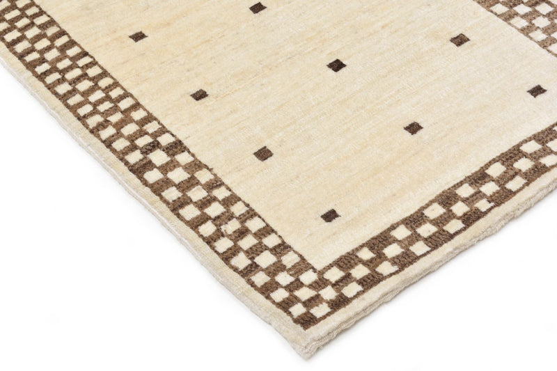 Tapis Gabbeh - Loribaft Persan - 108 x 71 cm - sable
