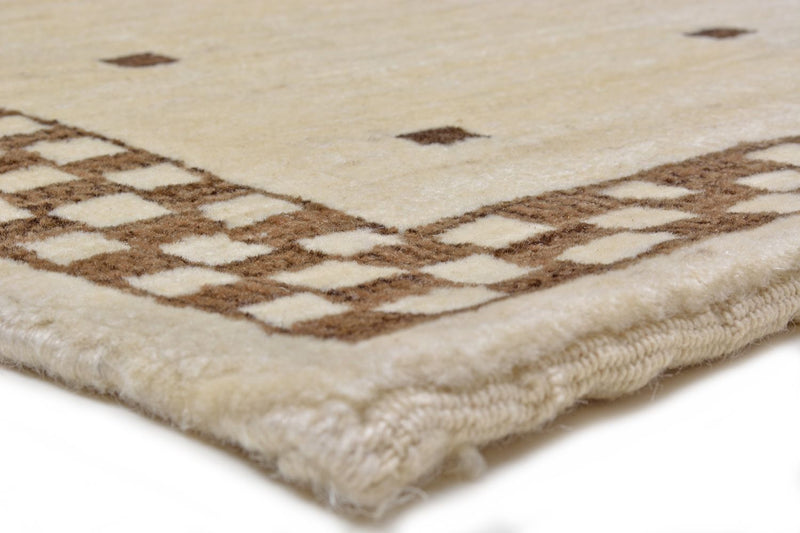 Tapis Gabbeh - Loribaft Persan - 108 x 71 cm - sable