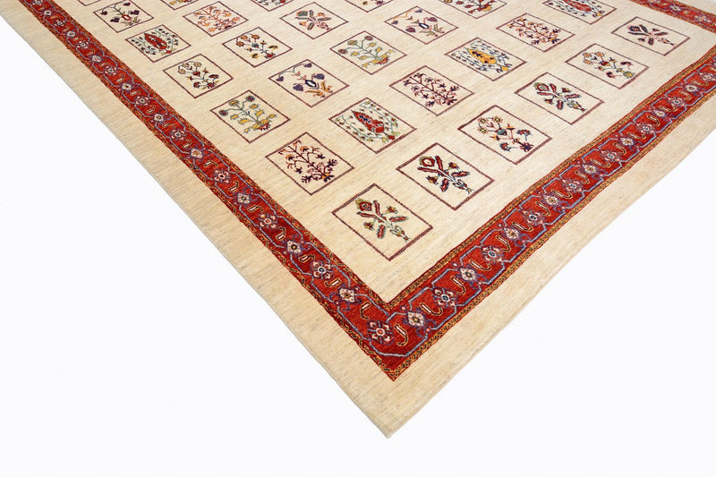 Tapis Gabbeh - Loribaft Persan - 326 x 261 cm - rouge
