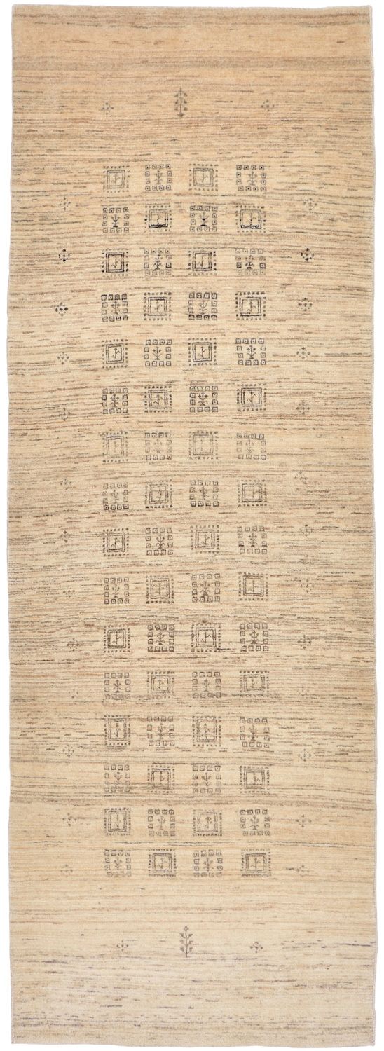 Tapis de couloir Tapis Gabbeh - Loribaft Persan - 247 x 84 cm - sable