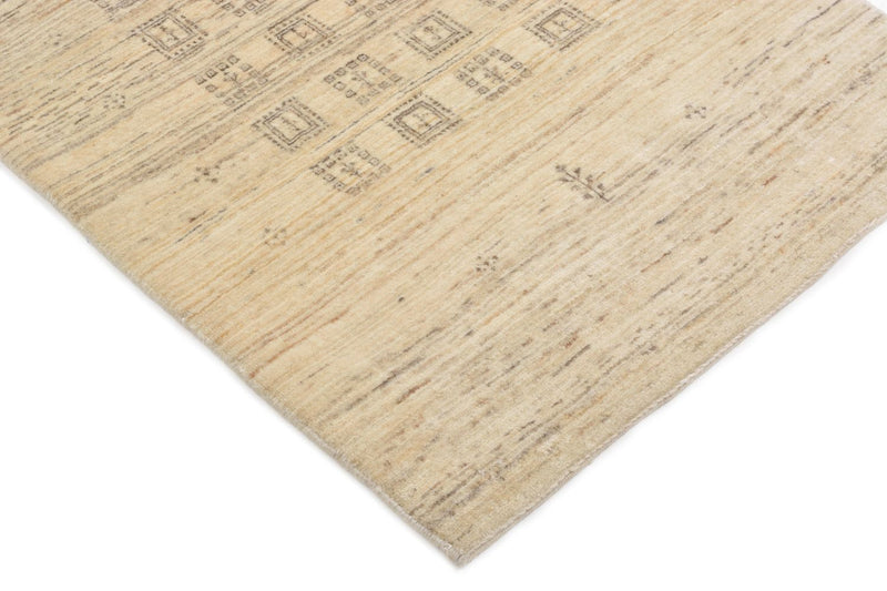 Tapis de couloir Tapis Gabbeh - Loribaft Persan - 247 x 84 cm - sable