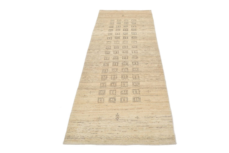 Tapis de couloir Tapis Gabbeh - Loribaft Persan - 247 x 84 cm - sable