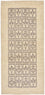 Tapis de couloir Tapis Gabbeh - Loribaft Persan - 192 x 87 cm - sable
