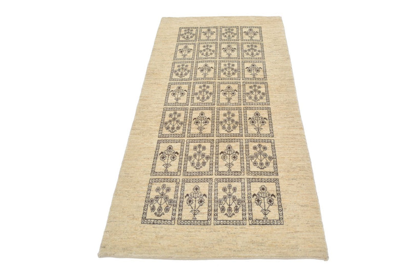 Tapis de couloir Tapis Gabbeh - Loribaft Persan - 192 x 87 cm - sable