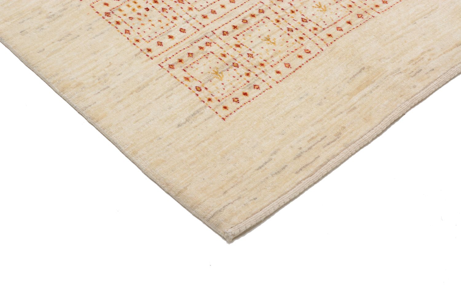 Tapis Gabbeh - Loribaft Persan - 202 x 157 cm - beige