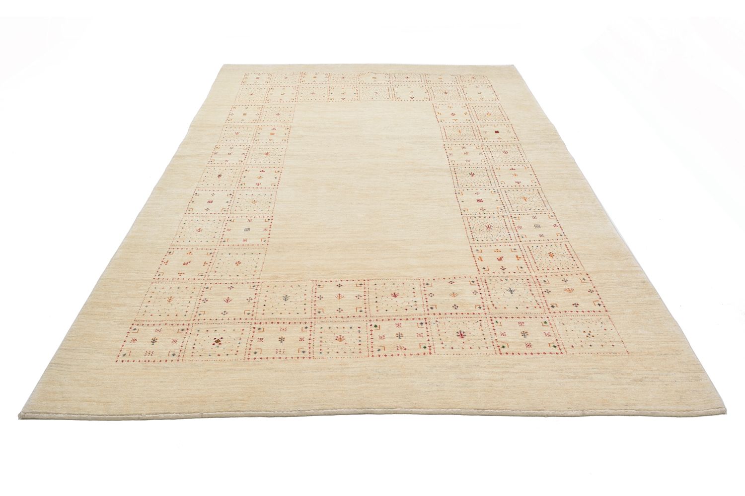 Tapis Gabbeh - Loribaft Persan - 299 x 202 cm - naturel