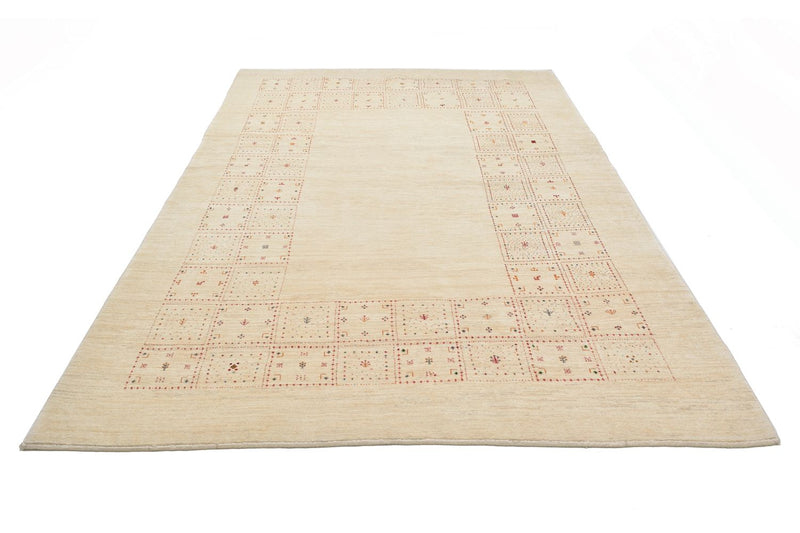 Tapis Gabbeh - Loribaft Persan - 299 x 202 cm - naturel