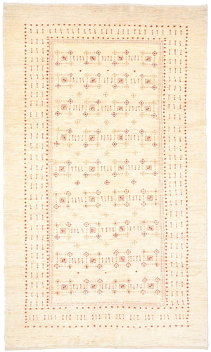 Tapis Gabbeh - Loribaft Persan - 201 x 119 cm - beige