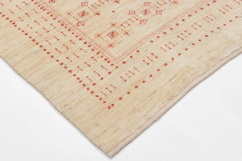 Tapis Gabbeh - Loribaft Persan - 201 x 119 cm - beige