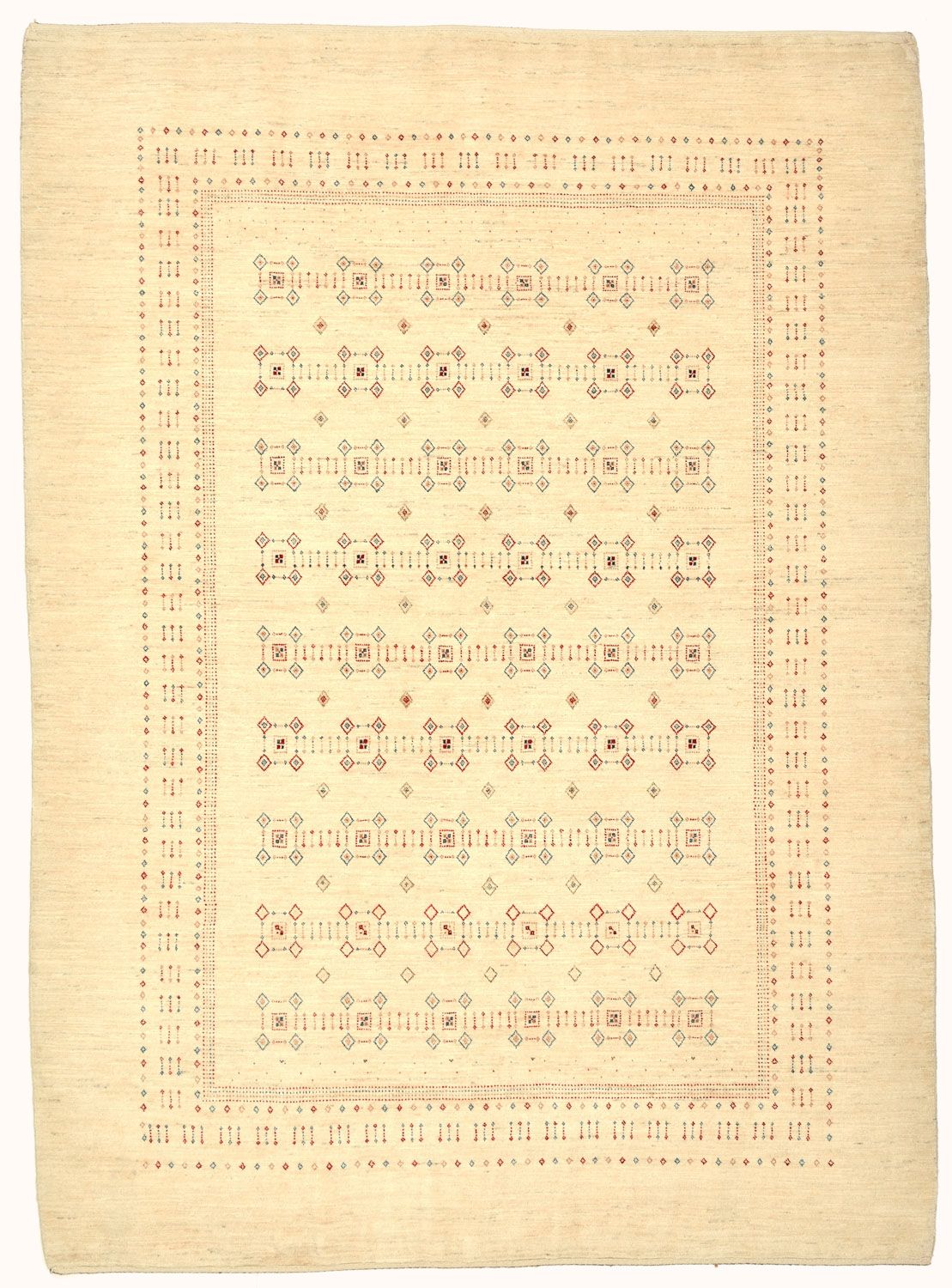 Tapis Gabbeh - Loribaft Persan - 239 x 174 cm - beige