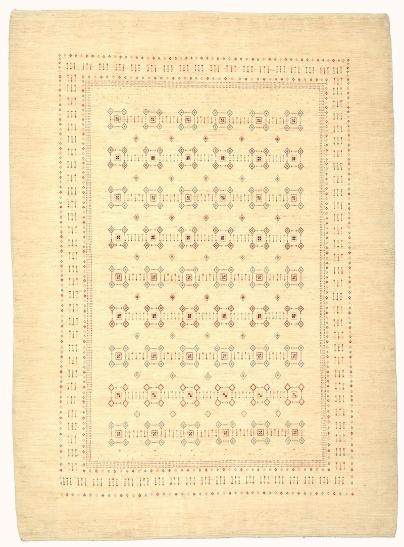 Tapis Gabbeh - Loribaft Persan - 239 x 174 cm - beige