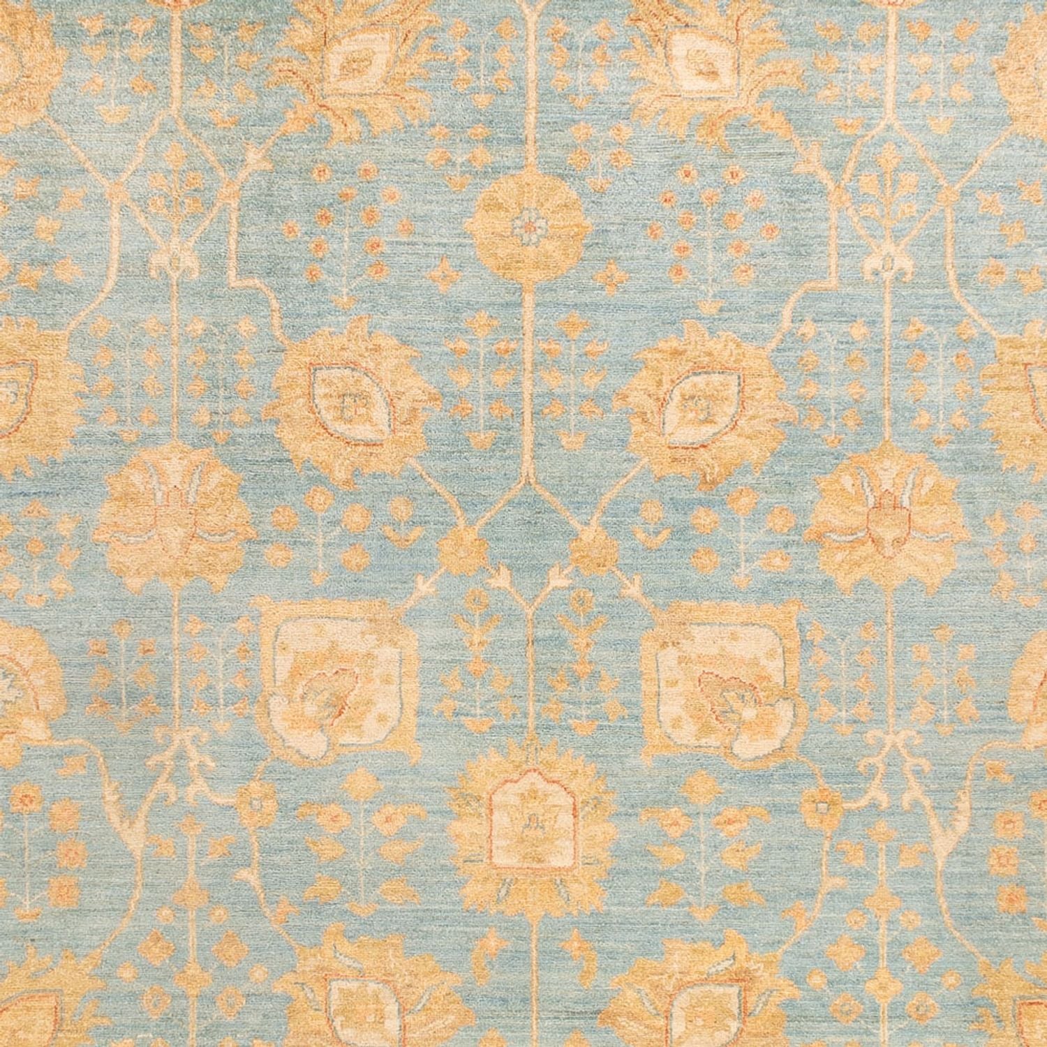 Tapis Ziegler - 345 x 257 cm - bleu clair