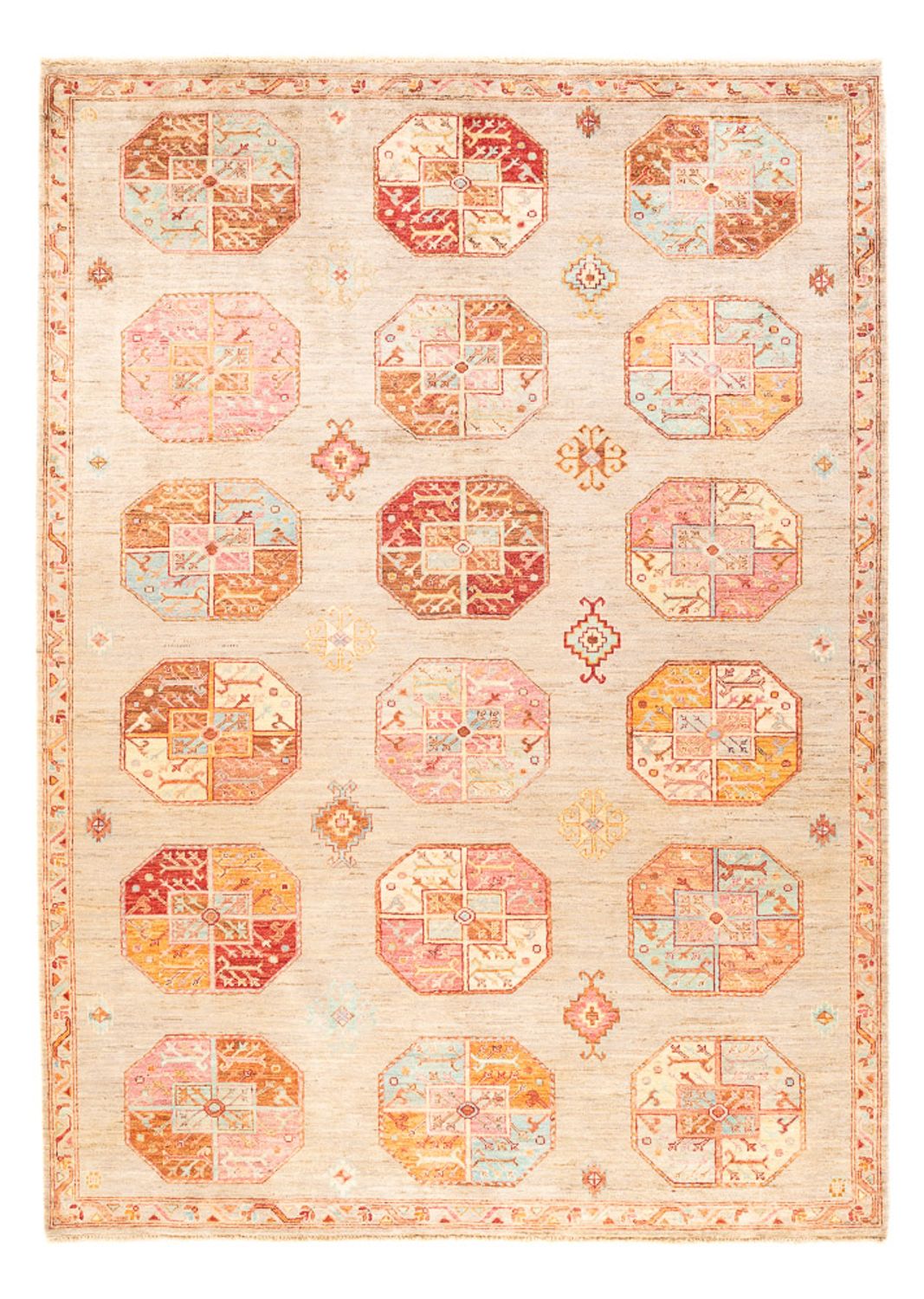 Tapis Ziegler - Ariana - 237 x 177 cm - marron clair