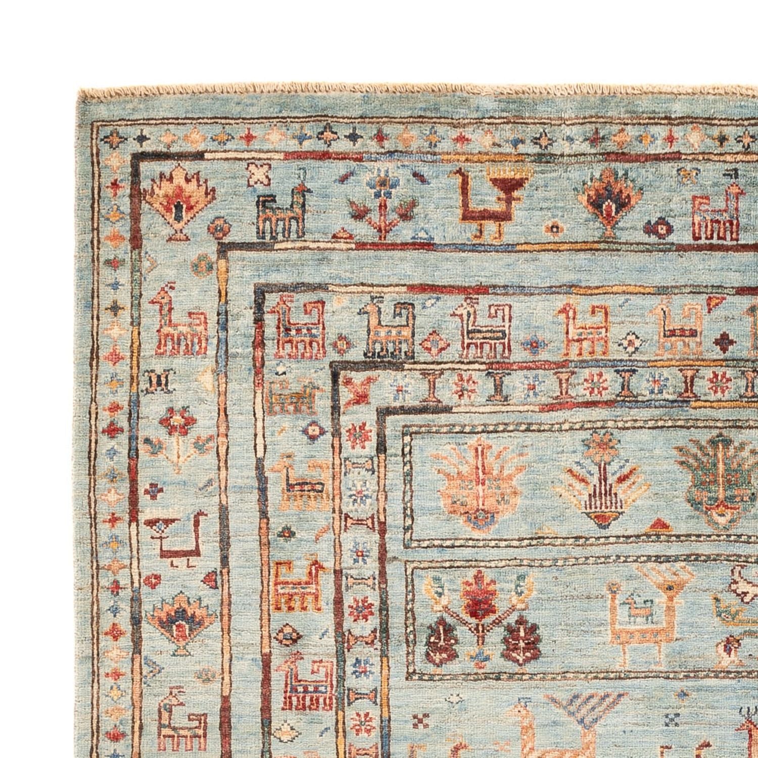 Tapis Ziegler - Ariana - 199 x 158 cm - bleu clair