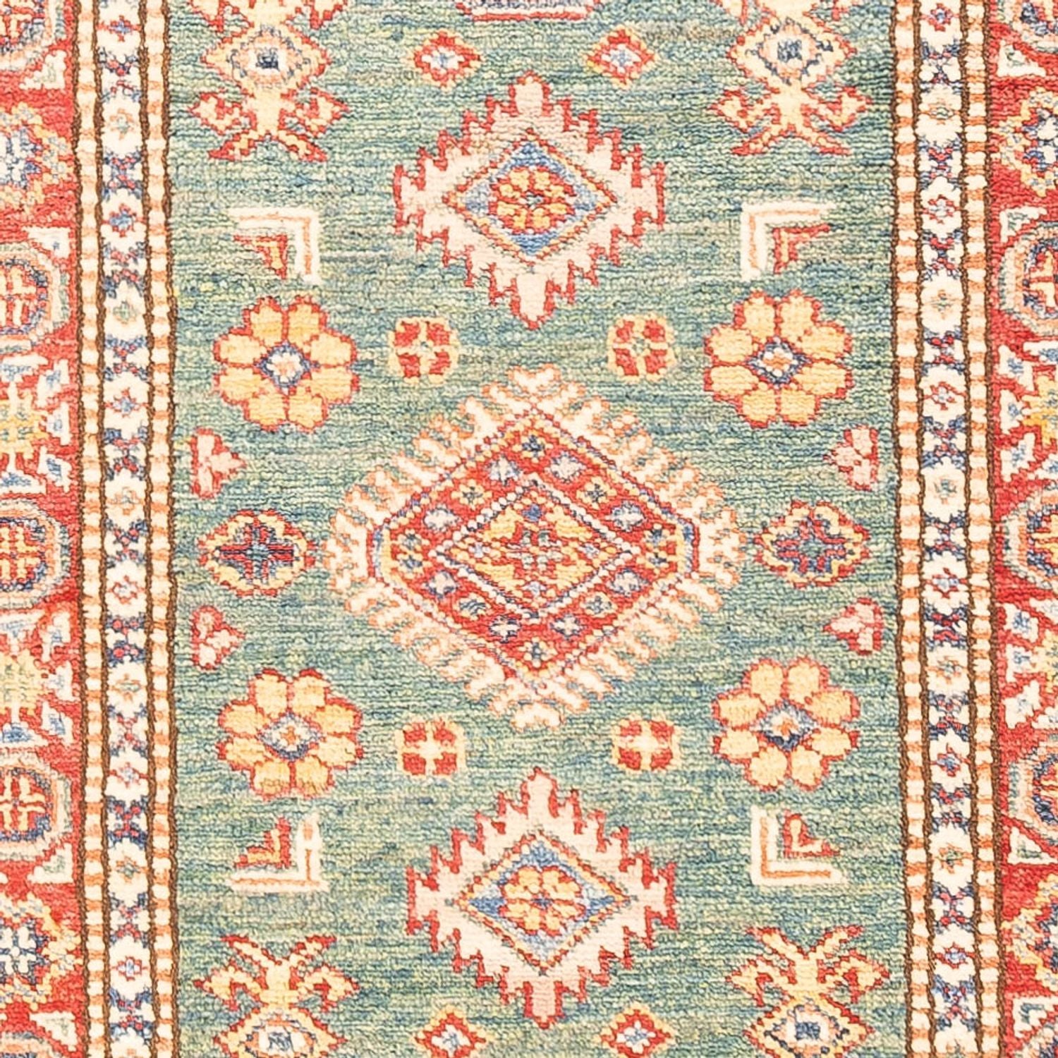 Tapis de couloir Tapis Ziegler - Kazak - 187 x 60 cm - vert clair