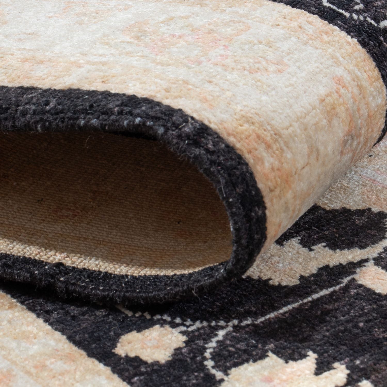 Tapis de couloir Tapis Ziegler - 211 x 78 cm - noir
