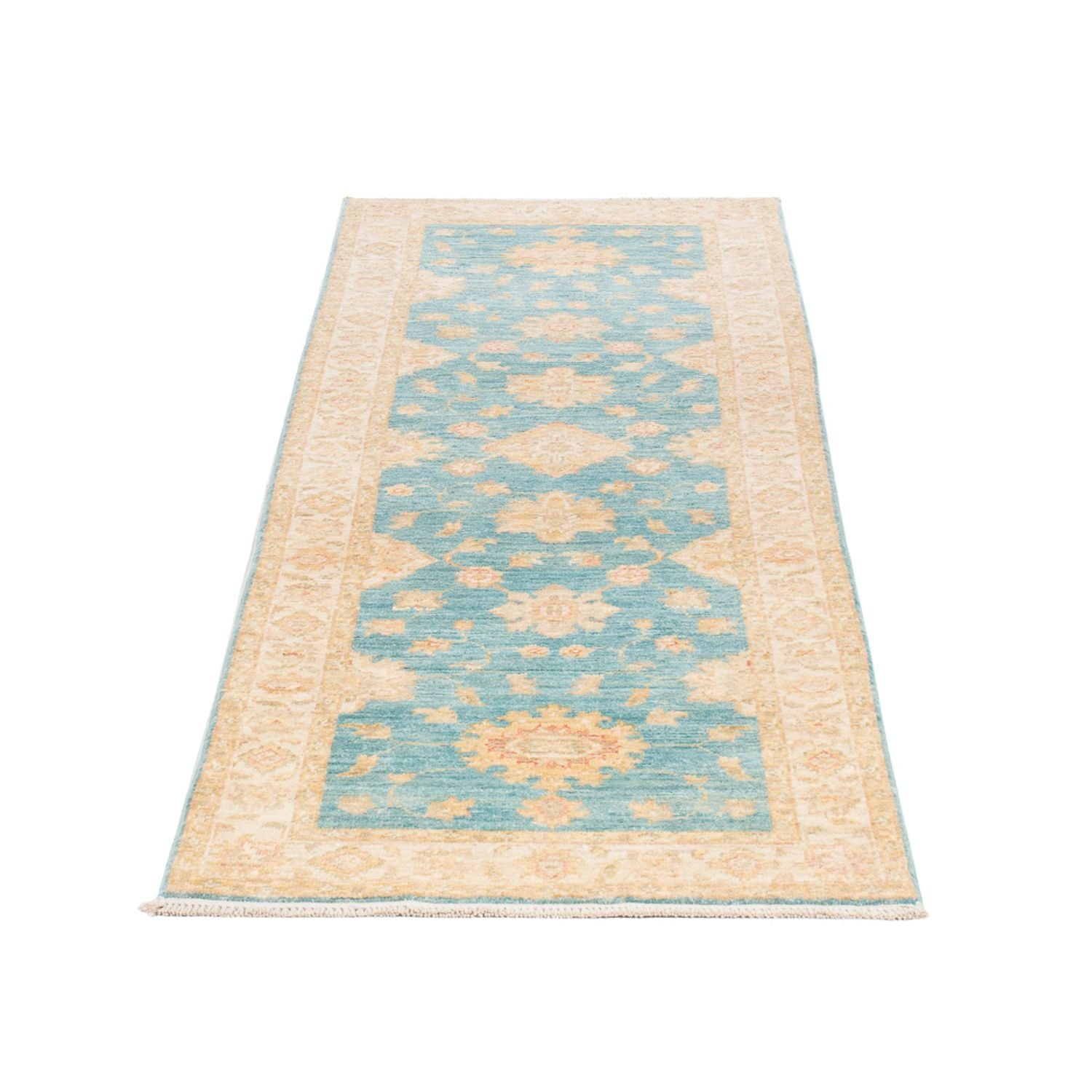 Tapis de couloir Tapis Ziegler - 209 x 61 cm - turquoise
