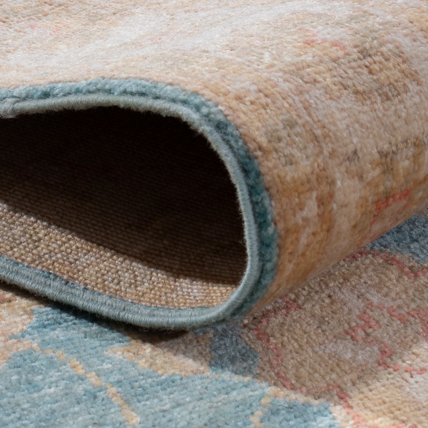 Tapis de couloir Tapis Ziegler - 208 x 61 cm - turquoise