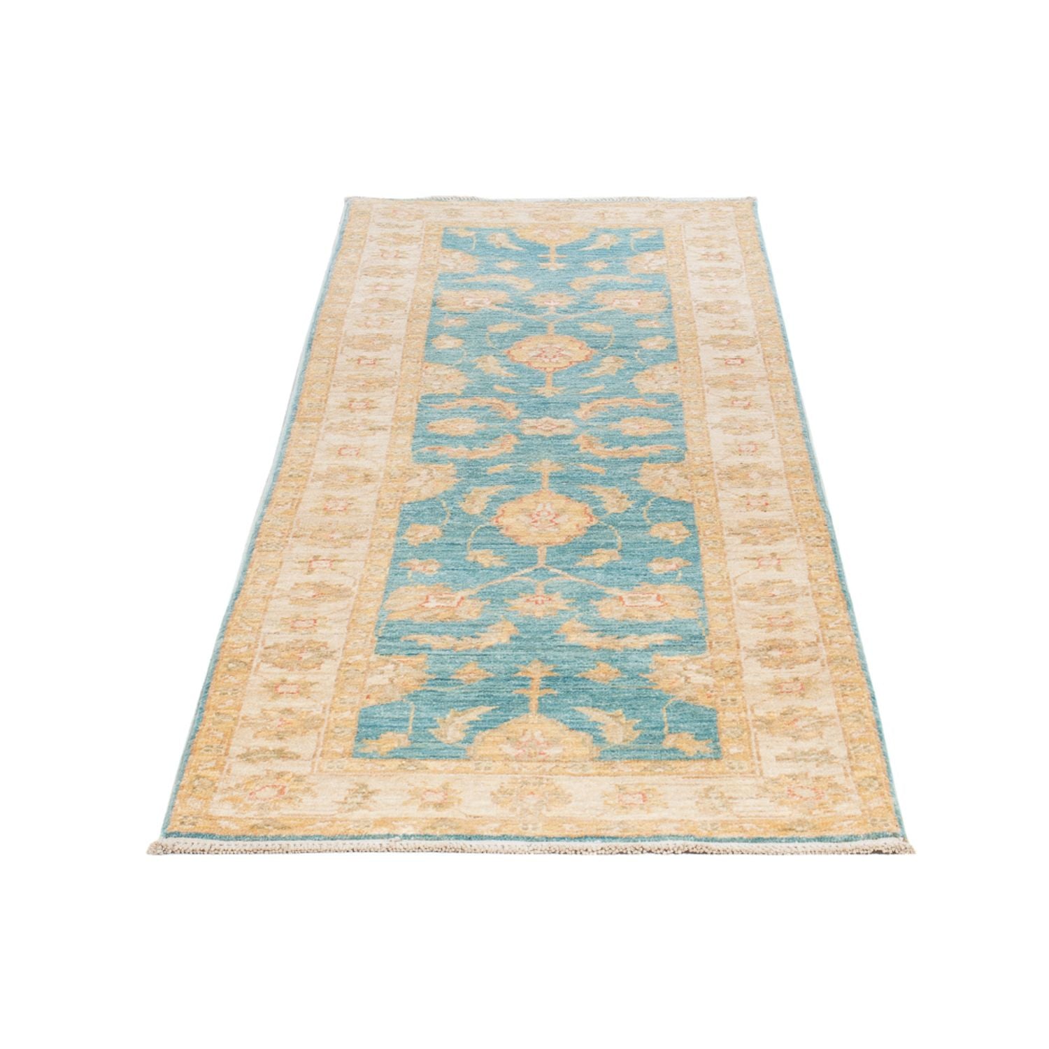 Tapis de couloir Tapis Ziegler - 208 x 61 cm - turquoise