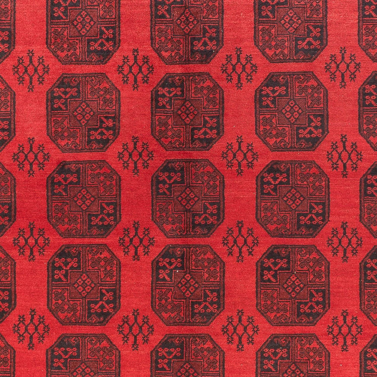 Tapis afghan - Filpa - 384 x 295 cm - rouge