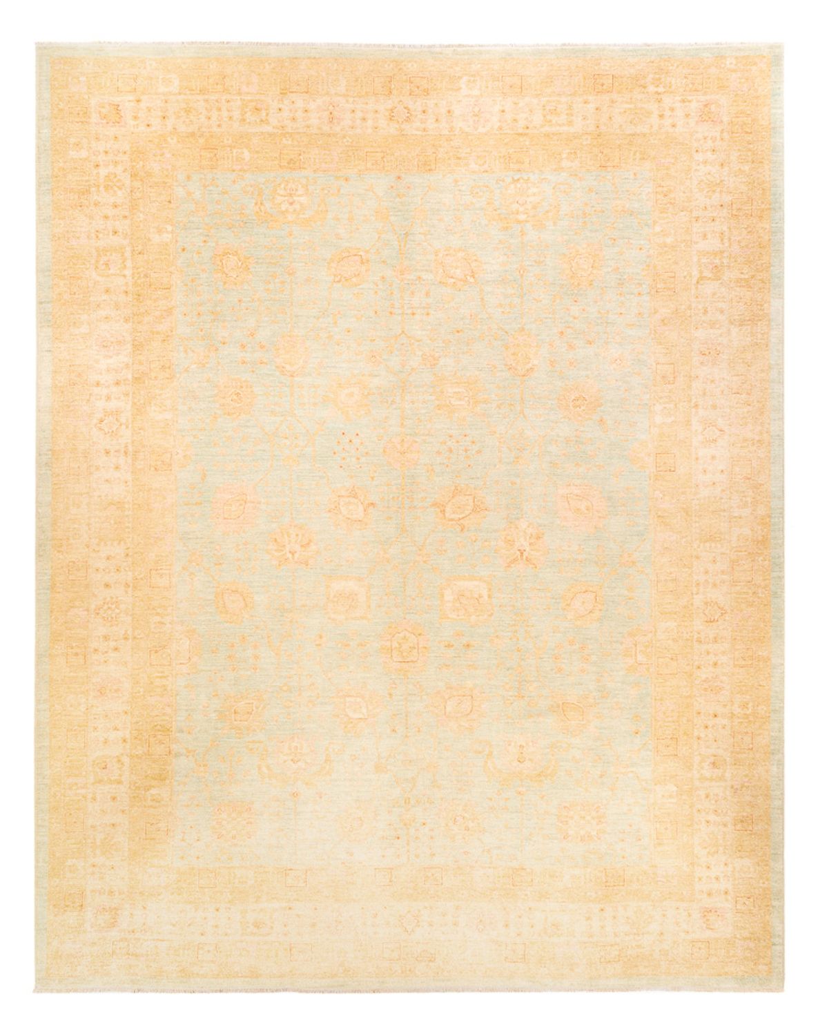 Tapis Ziegler - 394 x 309 cm - bleu clair