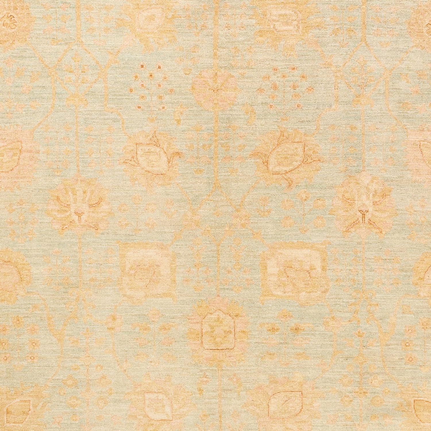 Tapis Ziegler - 394 x 309 cm - bleu clair