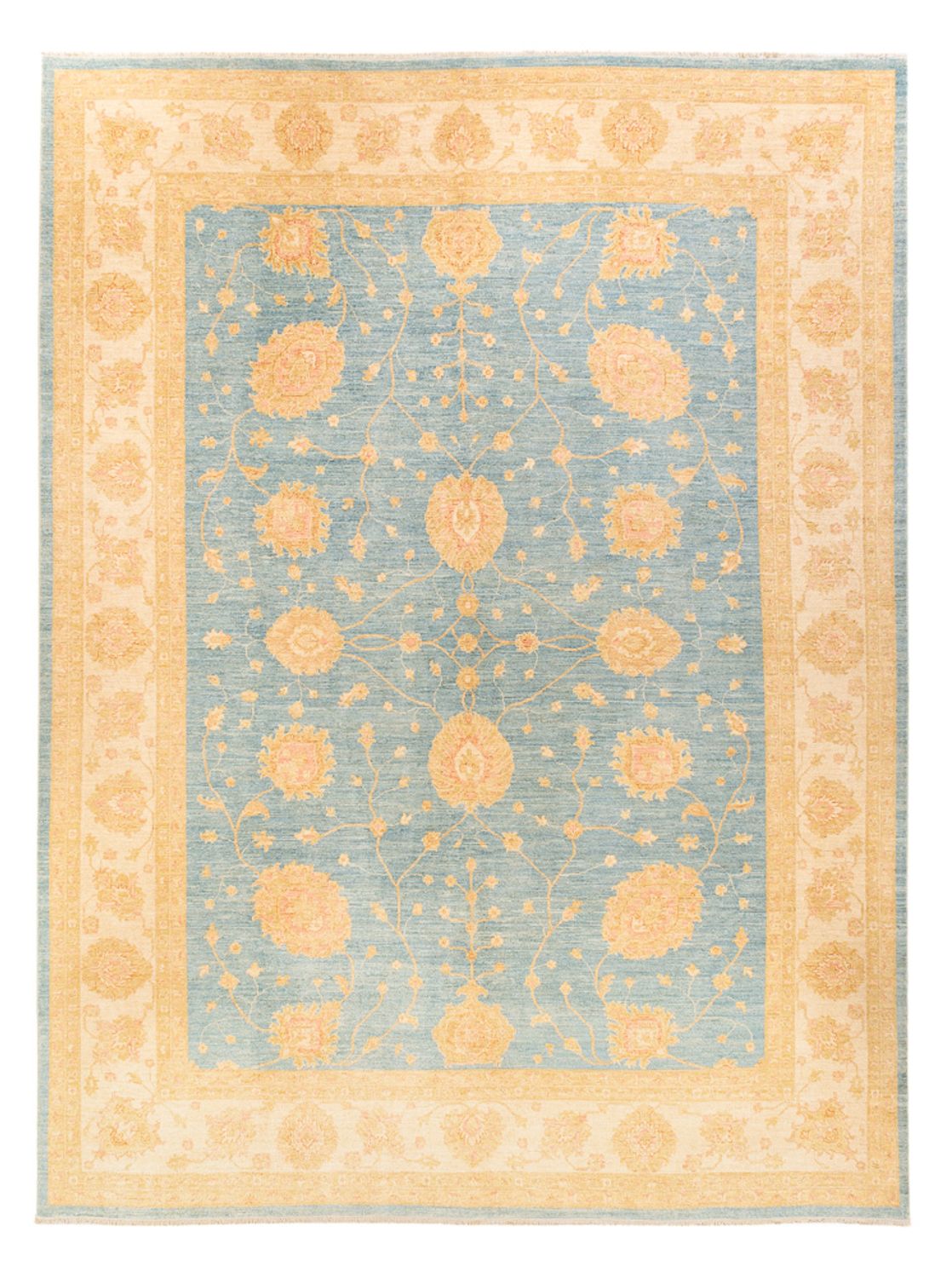Tapis Ziegler - 391 x 295 cm - bleu