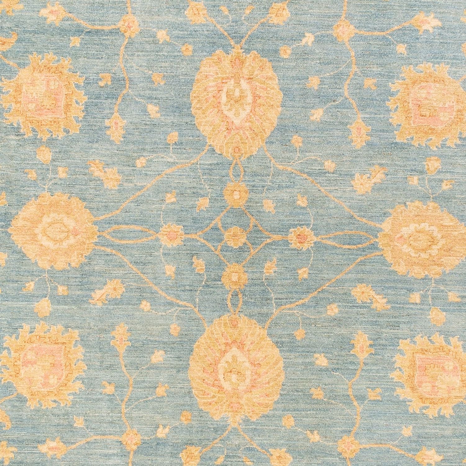 Tapis Ziegler - 391 x 295 cm - bleu