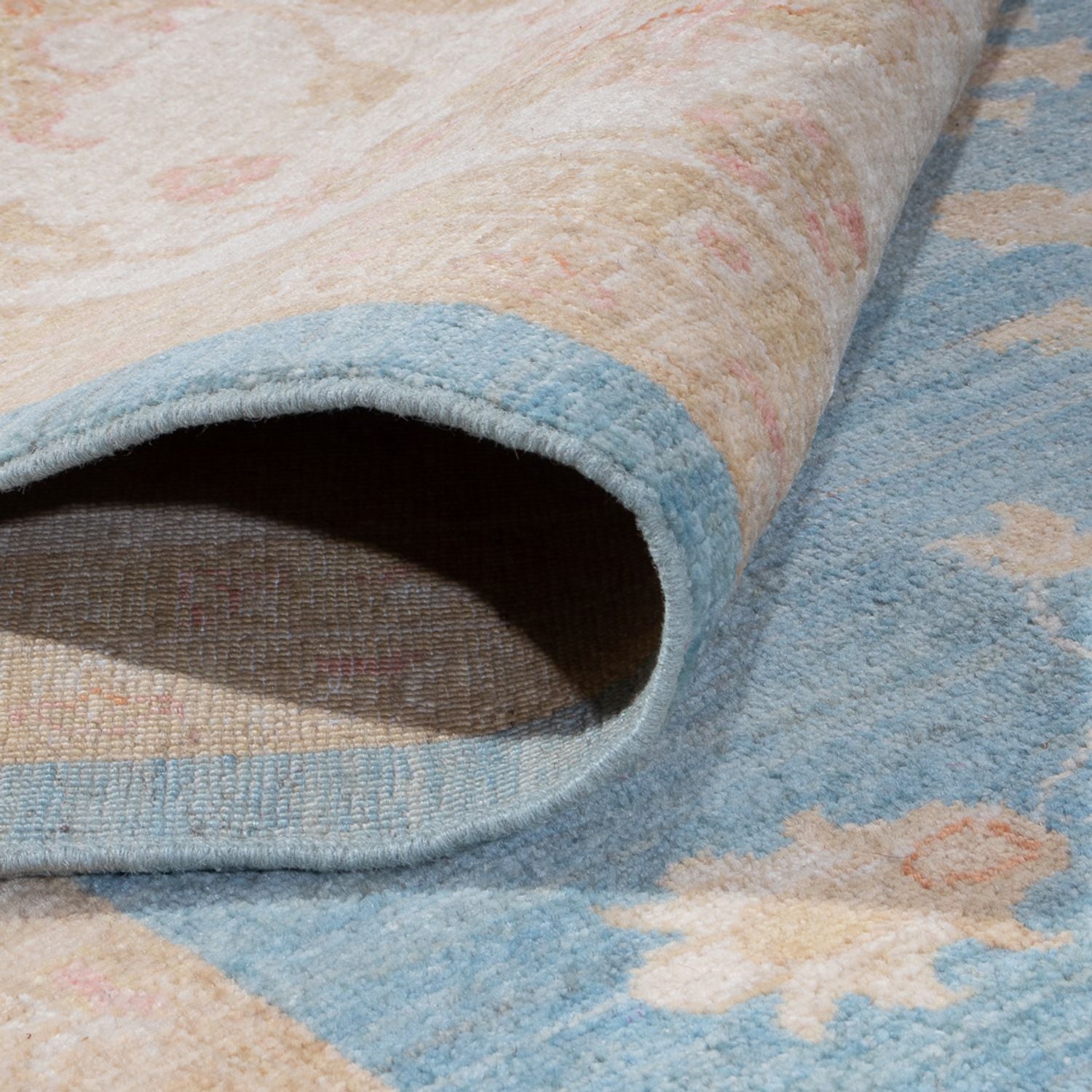 Tapis Ziegler - 391 x 295 cm - bleu