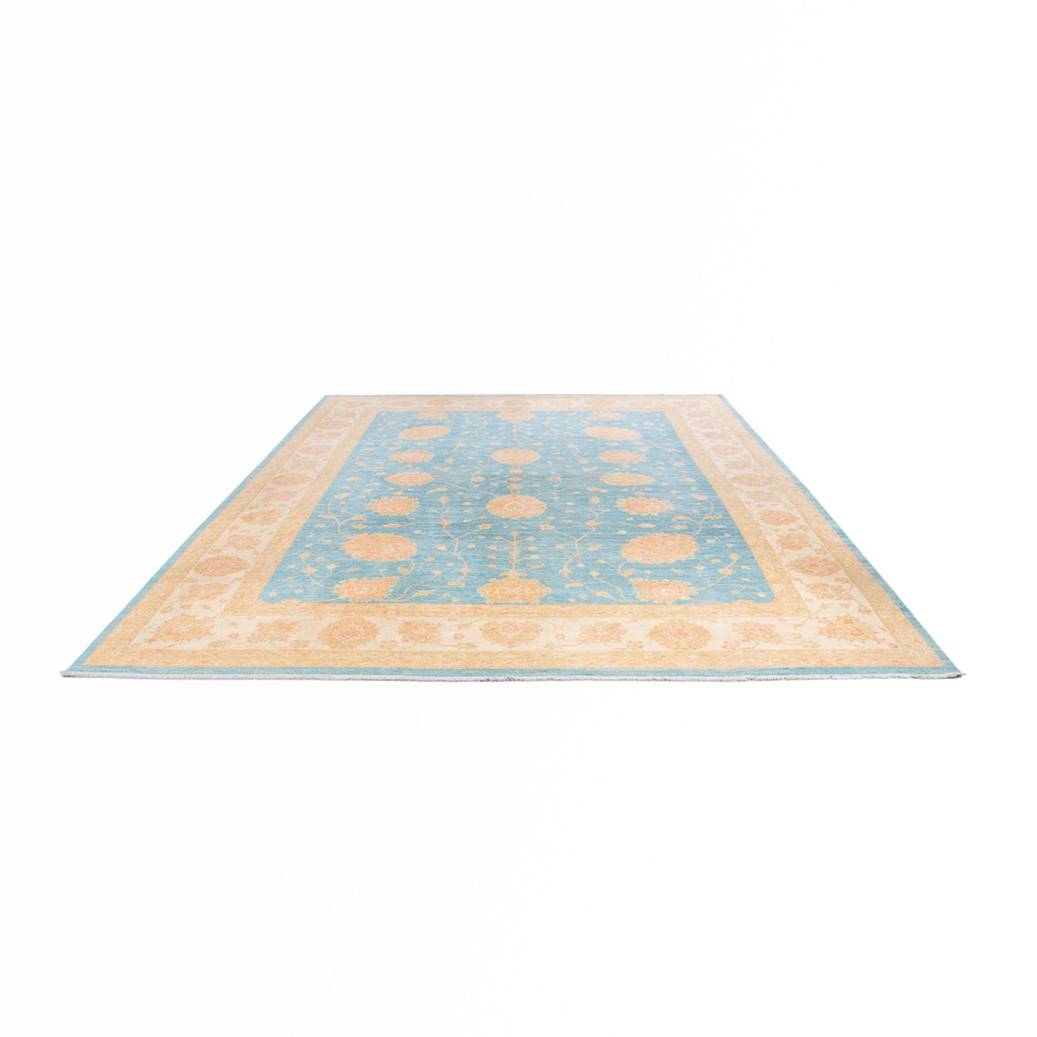 Tapis Ziegler - 391 x 295 cm - bleu